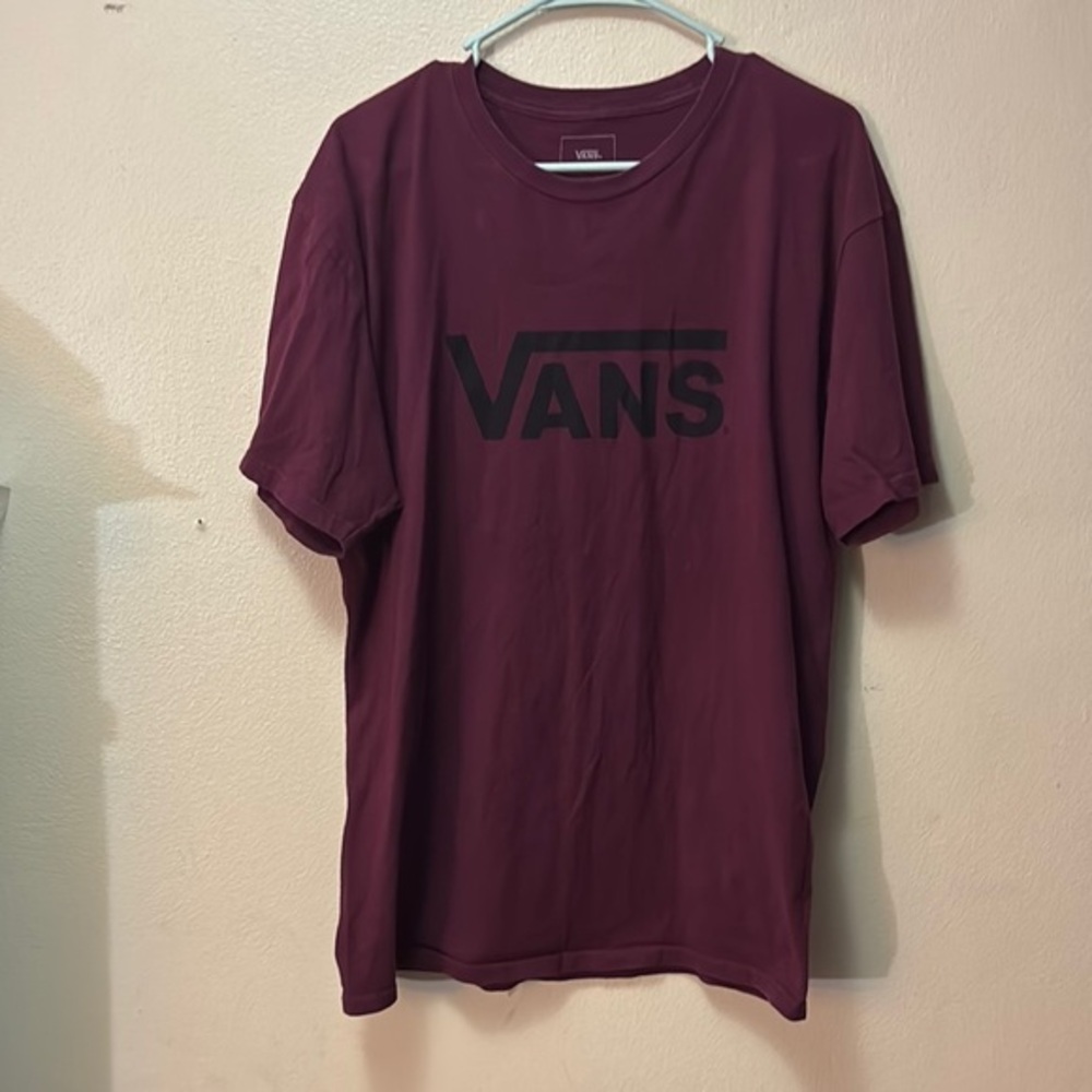 Vans Men's Purple Maroon T-Shirt Vintage Large Classic fit